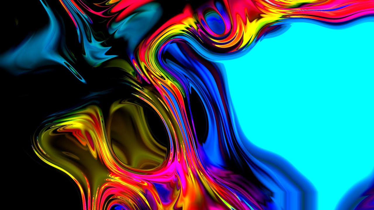 LAVA LAMP PSYCHEDELIC LIQUID DREAM / Silent / 4K 1 Hour / Chill ...
