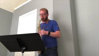 Ferling Etude No. 36 || James Barger, Saxophone