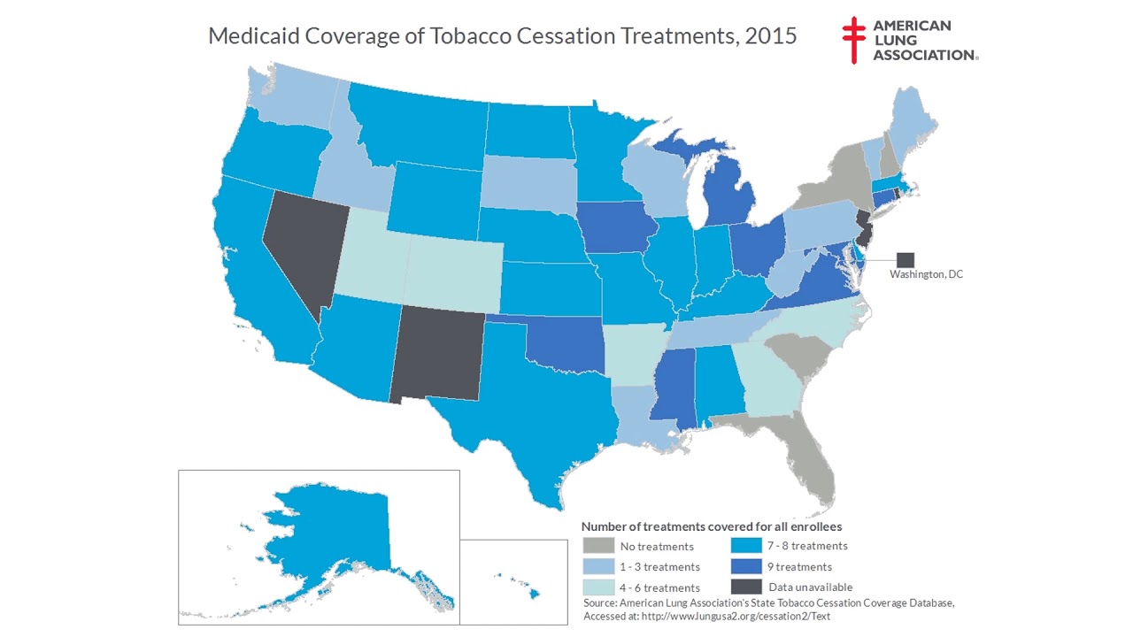 medicaid tobacco cessation coverage Medicaid Coverage of Tobacco Cessation Treatments 2008-2019
