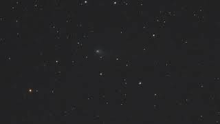 Movement of the Comet C/2017 T2 (PANSTARRS) across the night sky