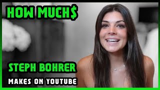 How Much Steph Bohrer Get paid From YouTube | 