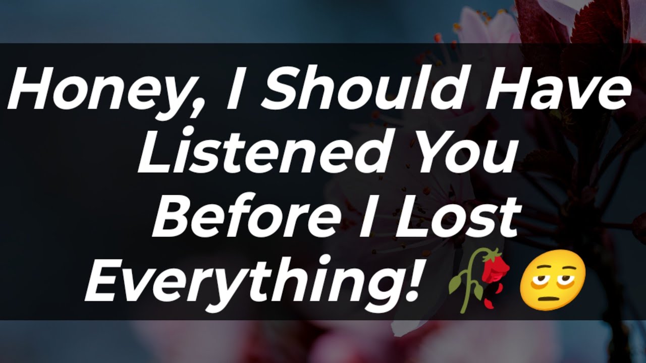 Напишите в личные сообщения DF 🥀😉 || Дорогая, мне следовало послушать тебя, прежде чем я всё поте...