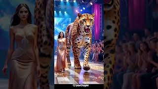 She Brought A Cheetah To The Runway?