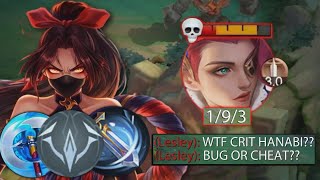 HANABI NEW ABNORMAL BURST CRIT DAMAGE BUILD!🔥 (must try) HANABI BEST 1 HIT BUILD 2026!!