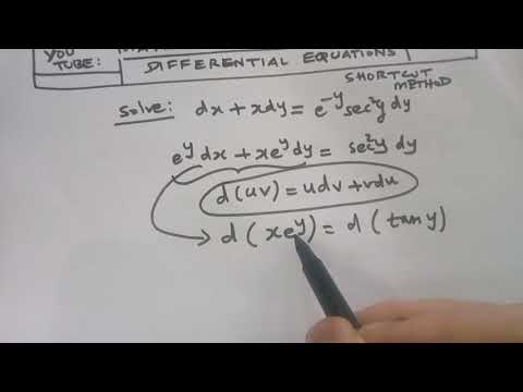 Differential Equations|Part1|Class XII|shortcut methods|Thirumurugan sir