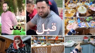 روتين تحضيرات وترتيب الطابق الثاني/نضام رجيم بكوري ونزوله 33 كيلو