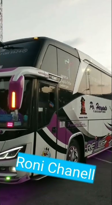 Mundur Cantiknya PO Haryanto HM 001 Sapto Tirto Driver Mas Marquez Style Kece Artis Wonogiri Raya//