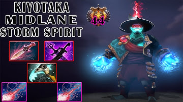 Kiyotaka [Storm Spirit] Insane Ball Lightning With 14 Kills - Dota 2 Pro Highlights
