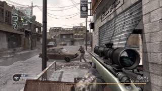 Call Of Duty 4 random sniping cage match