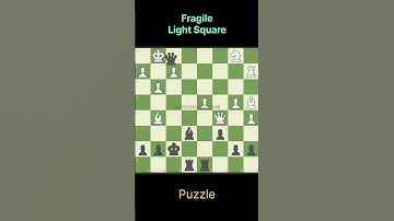 Fragile Light Square #chesstricks #chessgame #chesscom #chesspuzzle #chesstactic #chessopenings