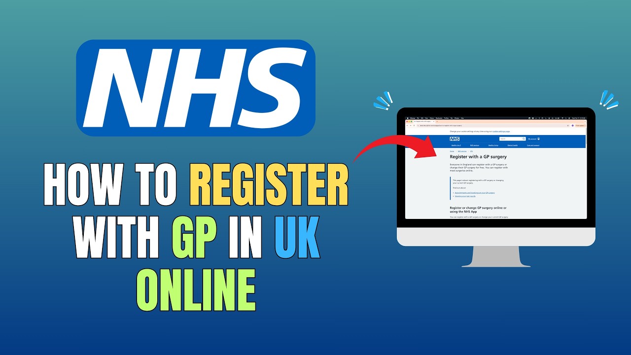 HOW TO REGISTER GP IN UK ONLINE - 2026 UPDATE - YouTube