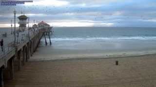 Huntington Beach Pier Sunset Time-Lapse