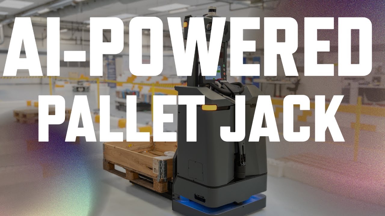 AI-Powered Pallet Jack Detects Warehouse Obstacles