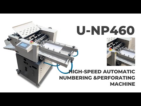 NP460 High Speed Automatic Numbering and Perforating Machine With Counter