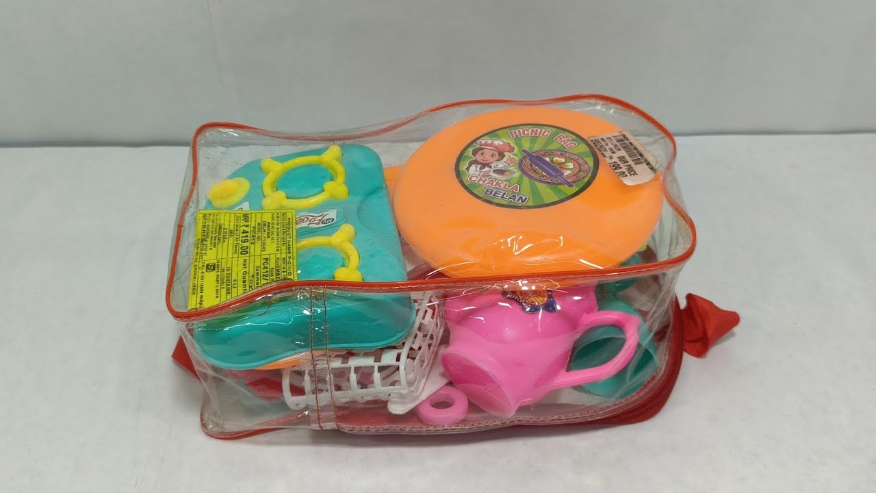 Kitchen Set Picnic Bag Unboxing | Unboxing ASMR | ASMR Videos | Mega Mind Review 