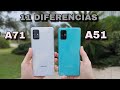 Samsung Galaxy A51 vs A71 ¡Las 11 DIFERENCIAS! ¿Merece la pena PAGAR MÁS?