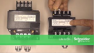 Installing Jumpers on Square D 9070 Industrial Control Transformers | Schneider Electric
