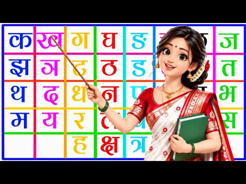 क ख ग घ सीखें | K Kha Ga Gha | क से ज्ञ तक | Hindi Varnamala #LearnHindi