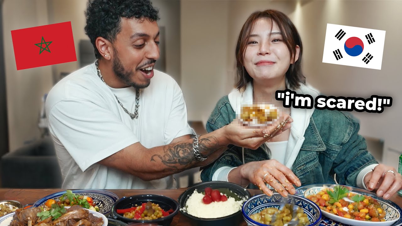My Korean Friend Tries African Food for the First Time