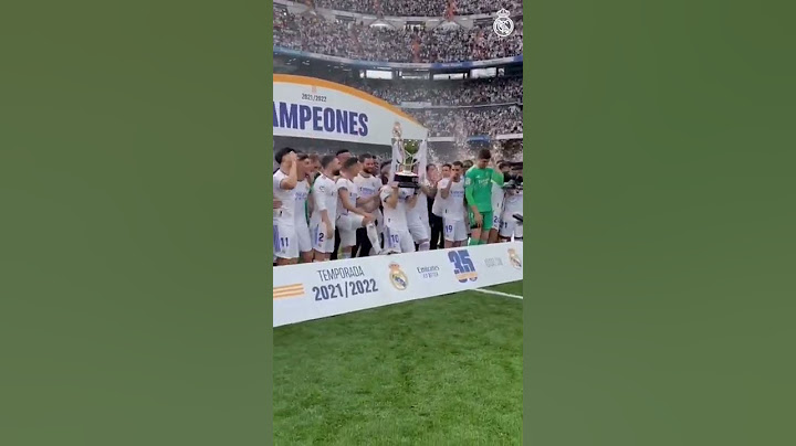 ريال مدريد بطلا لدوري الاسباني للمرة 35