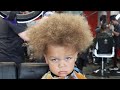 HIS FIRST HAIRCUT EVER! CUTEST 2 YEAR OLD TRANSFORMATION!