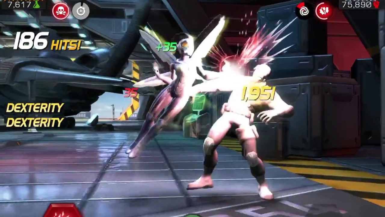 5 star r3 Wasp vs ROL Winter Soldier (44,000+ damage!) - Marvel Contest of Champions