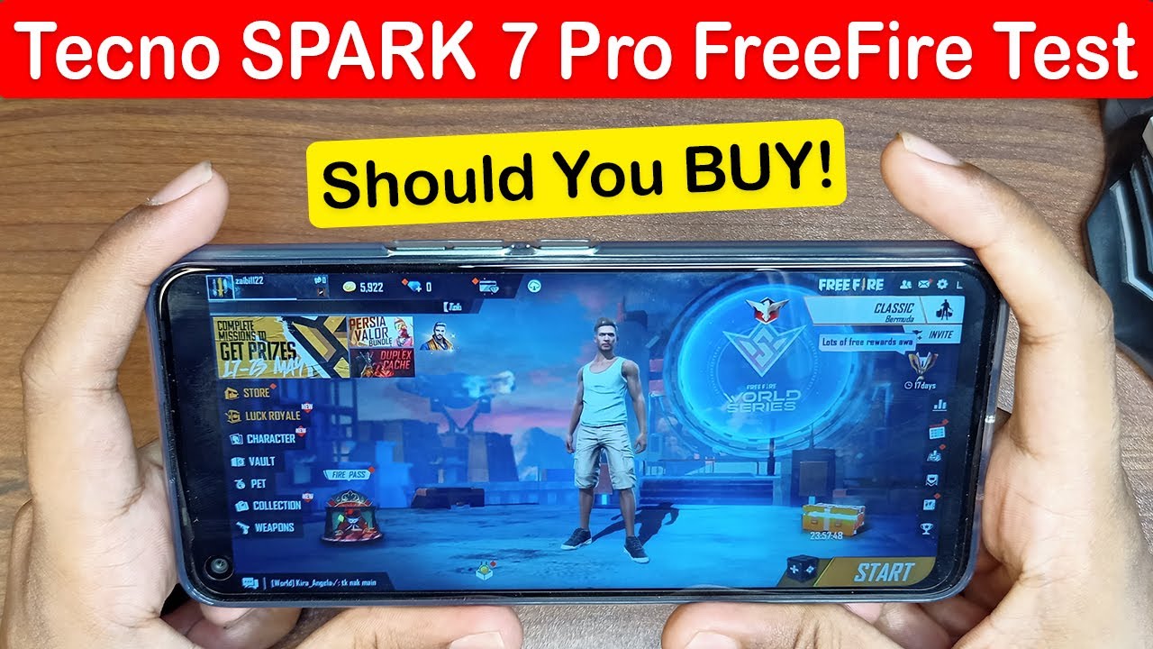 Tecno Spark 7 Pro Free Fire Test | Tecno Spark 7 Pro Free Fire Gameplay Review | Should You Buy?