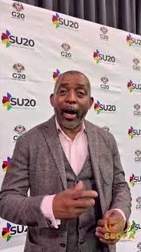 We hear from SU20 🇿🇦Chairperson Vuyani Jarana on Day 2 of #SU20Summit.
