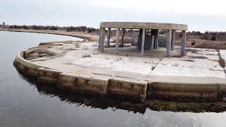 Litchi mission - Jones Beach Gazebo - DJI Mavic Pro drone flight, Long Island, NY - Feb 4, 2018