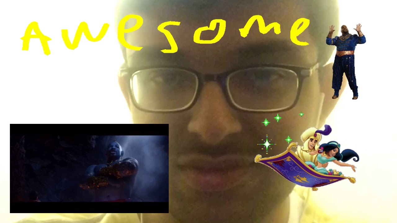 Aladdin trailer 2 reaction - YouTube