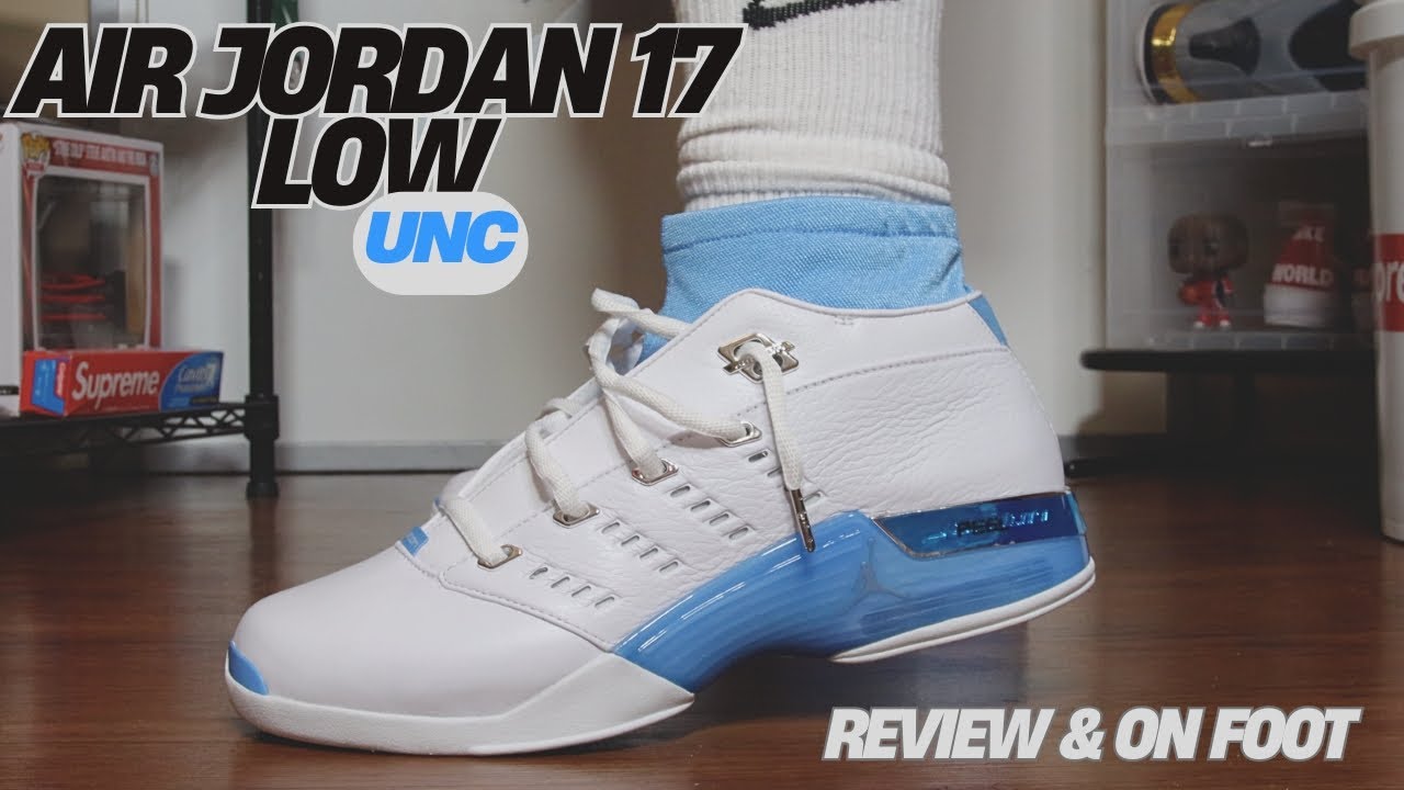 Thanks TradeBlock! Air Jordan Retro 17 low "UNC" Review & On Foot