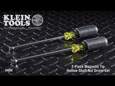 Nut Driver Set 6'' Shanks Magnetic 2 Pc - YouTube