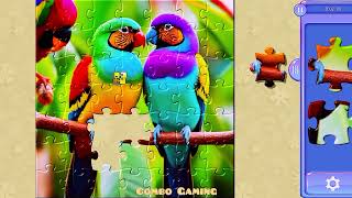 puzzle #4213 gameplay || gameplay || HD amazing colorful parrot bird jigsaw puzzle game  screenshot 3
