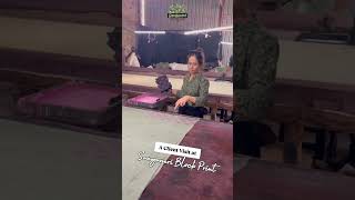 Client Tried Hand Block Printing for the First Time 😍 | Sanganeri Block Prints Factory Visit