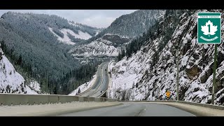 Kicking Horse Canyon Completion Update - Trans-Canada Highway 1 - Golden B.C. - 2024/08