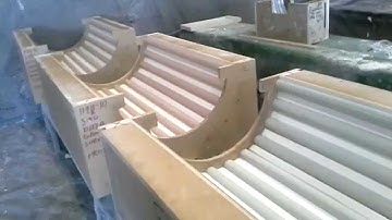 SMU Fluted GFRC Columns - Part II: Custom Modular Molds Set up for Manufacturing