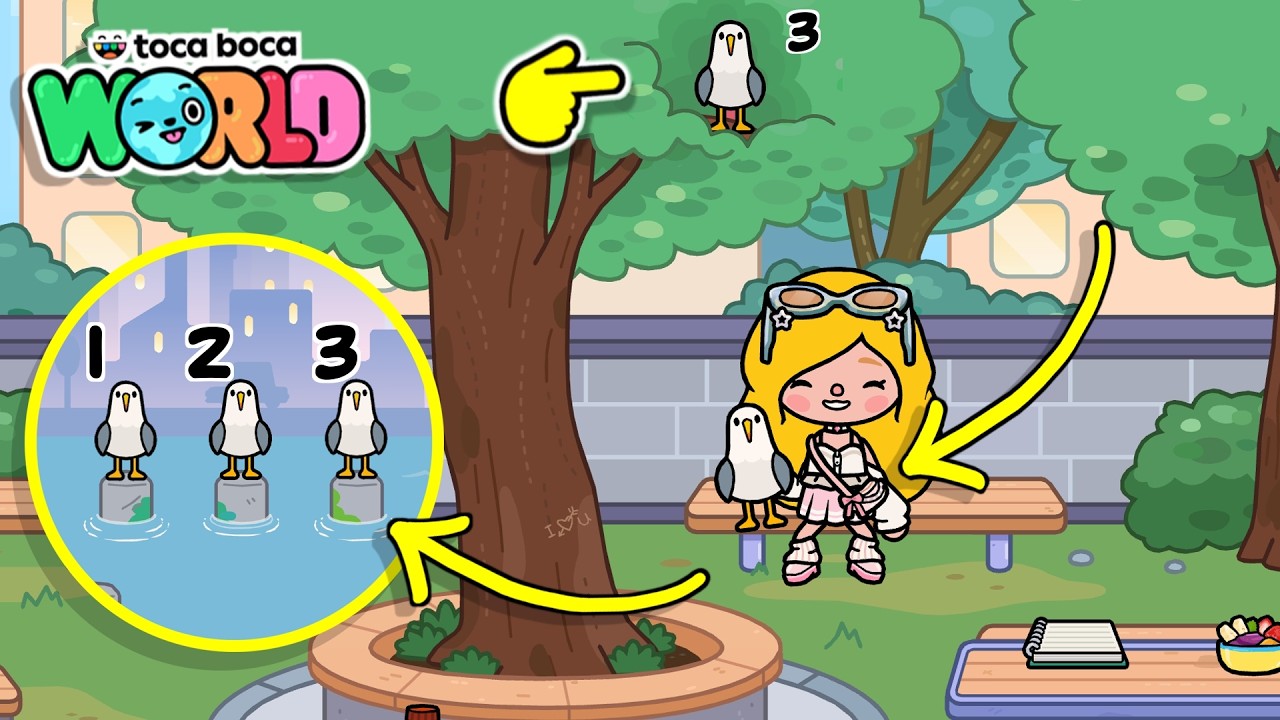 НАШЛА ПОТЕРЯННУЮ ПТИЦУ НА ДЕРЕВЕ! // TOCA BOCA / HAPPY TOCA