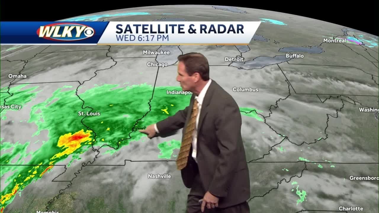 Gusty winds and scattered showers - YouTube