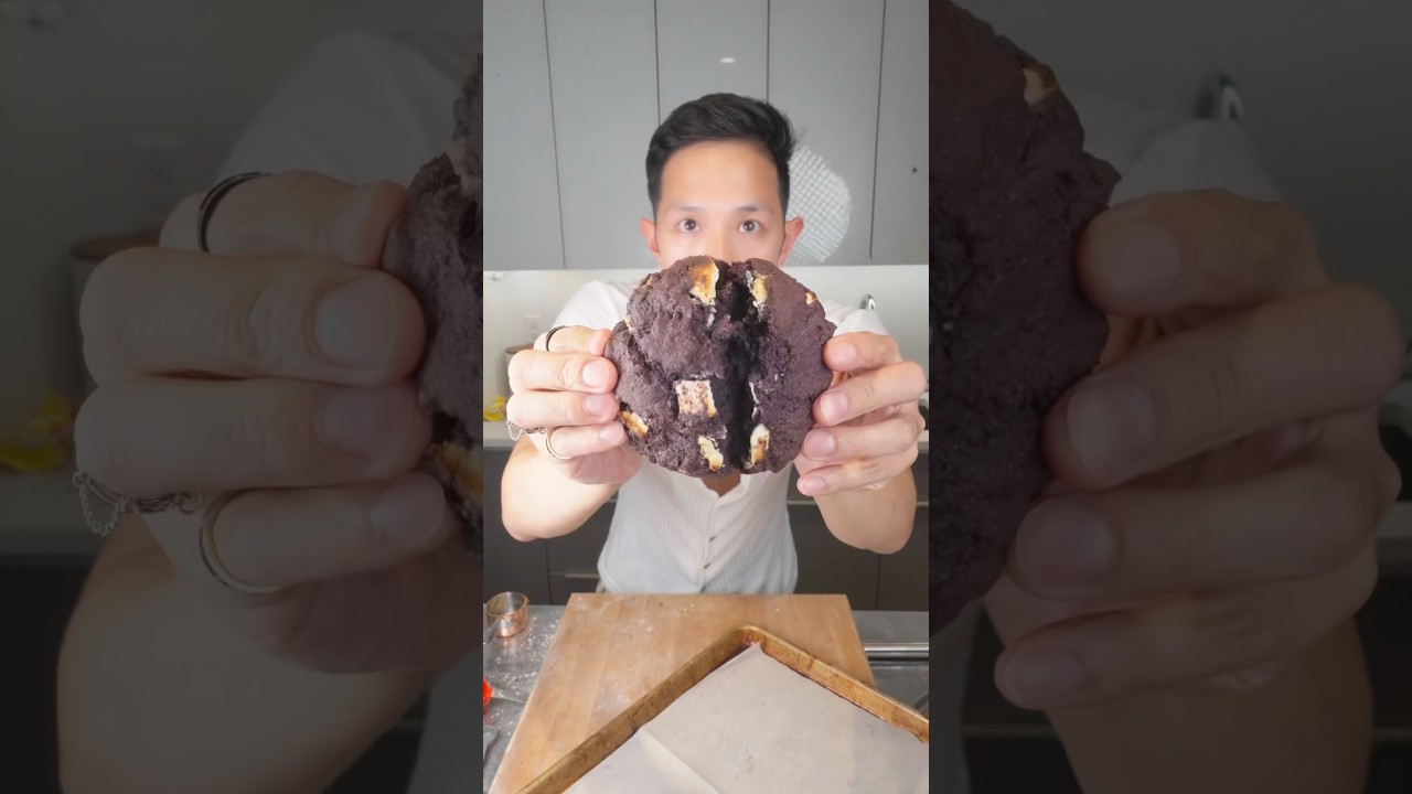 PURPLE COOKIES?? Day 3: Ube White Chocolate (10 Cookies 1 Recipe 