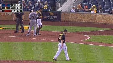 CLE@PIT: Morton pitches six innings of three-run ball