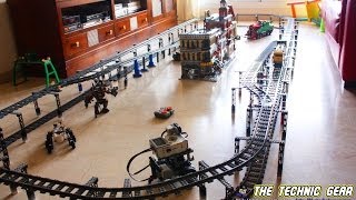 Double loop double level LEGO Train Track