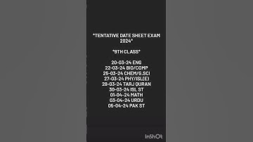 9 class date sheet 2024 Punjab board #allboards