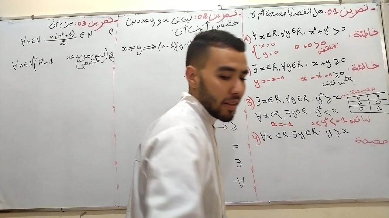 تمارين تدريبية لتثبيت الأفكار في مقياس الجبر للسنة أولى جامعي algèbre