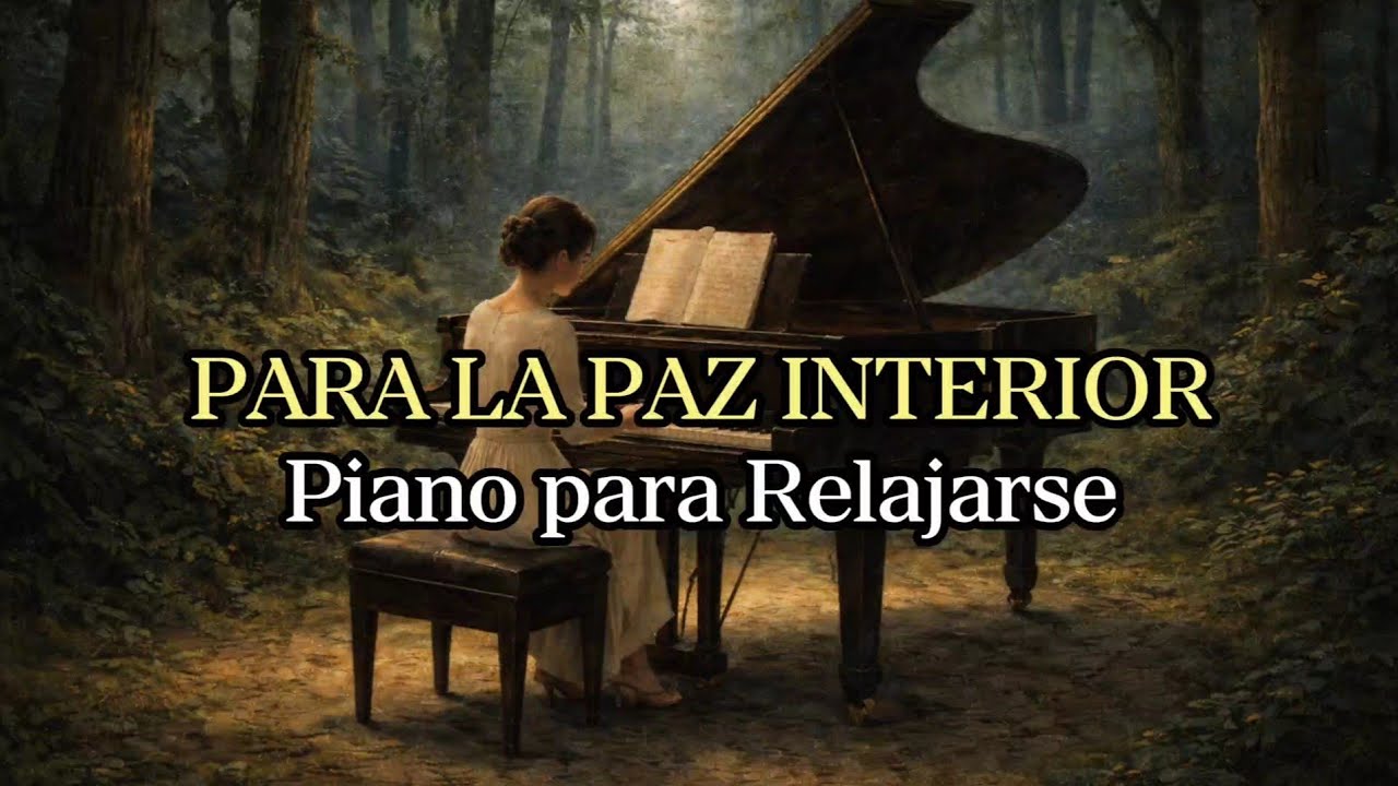 [Para la Paz Interior] Piano Relajante en el Bosque para Concentración | 80 Min 