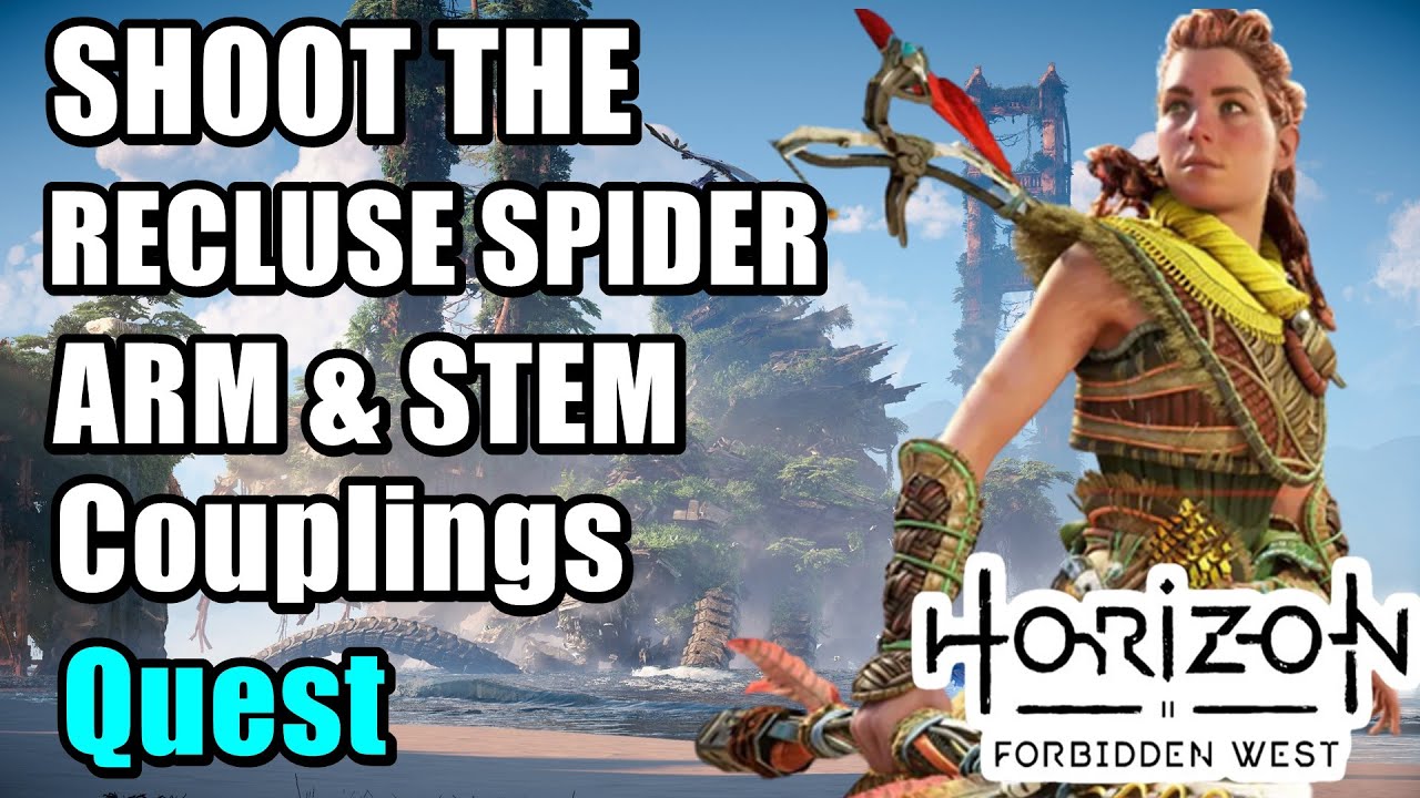 Horizon Forbidden West Shoot The RECLUSE SPIDER Arm and Stem Couplings