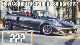 Top 5 RAREST OEM Cosmetic Parts MR2 SPYDER!