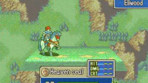 Eliwood getting promoted in Fire Emblem
