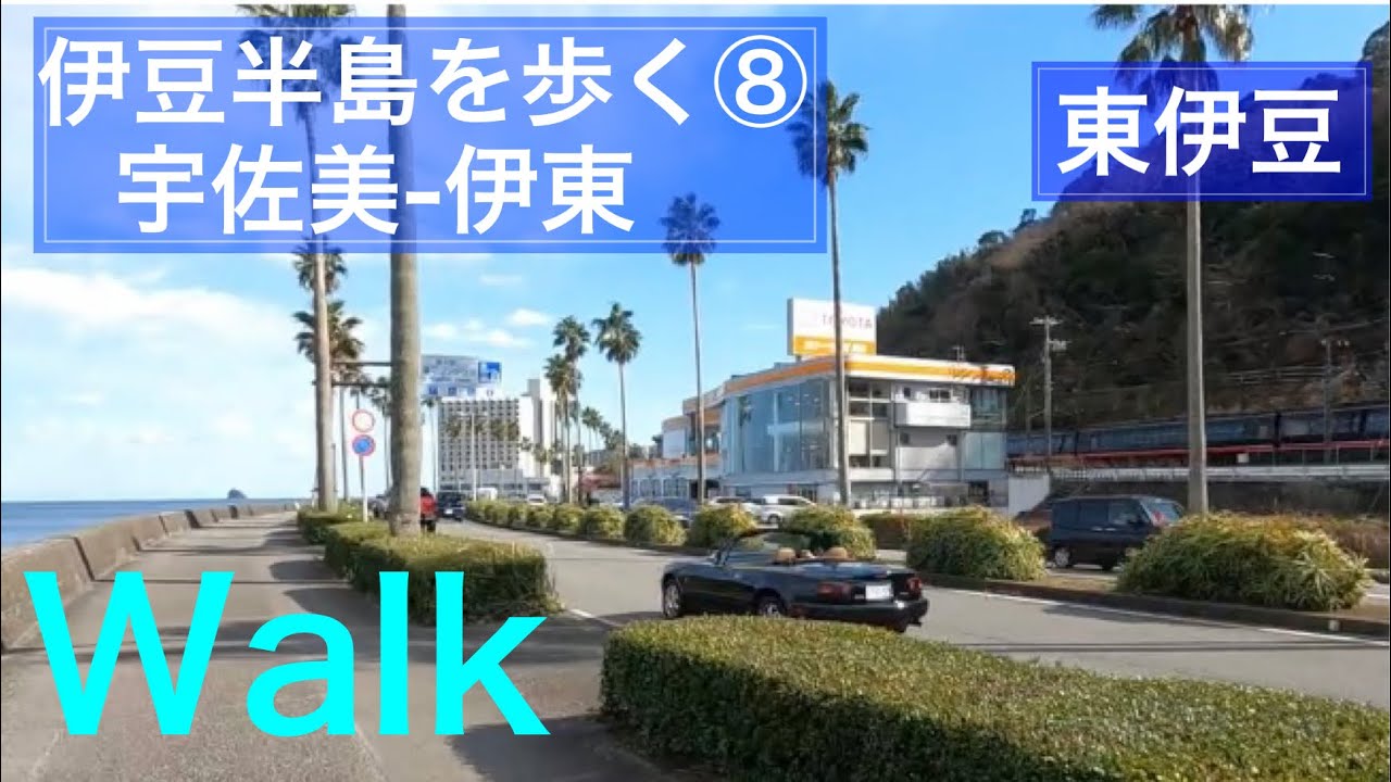 ⑧伊豆半島を歩く！宇佐美から伊東へ/東伊豆/From Usami to Ito, Izu, Shizuoka, Japan