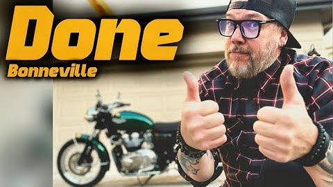 He can’t believe how good this looks - Triumph Bonneville Restoration Reveal