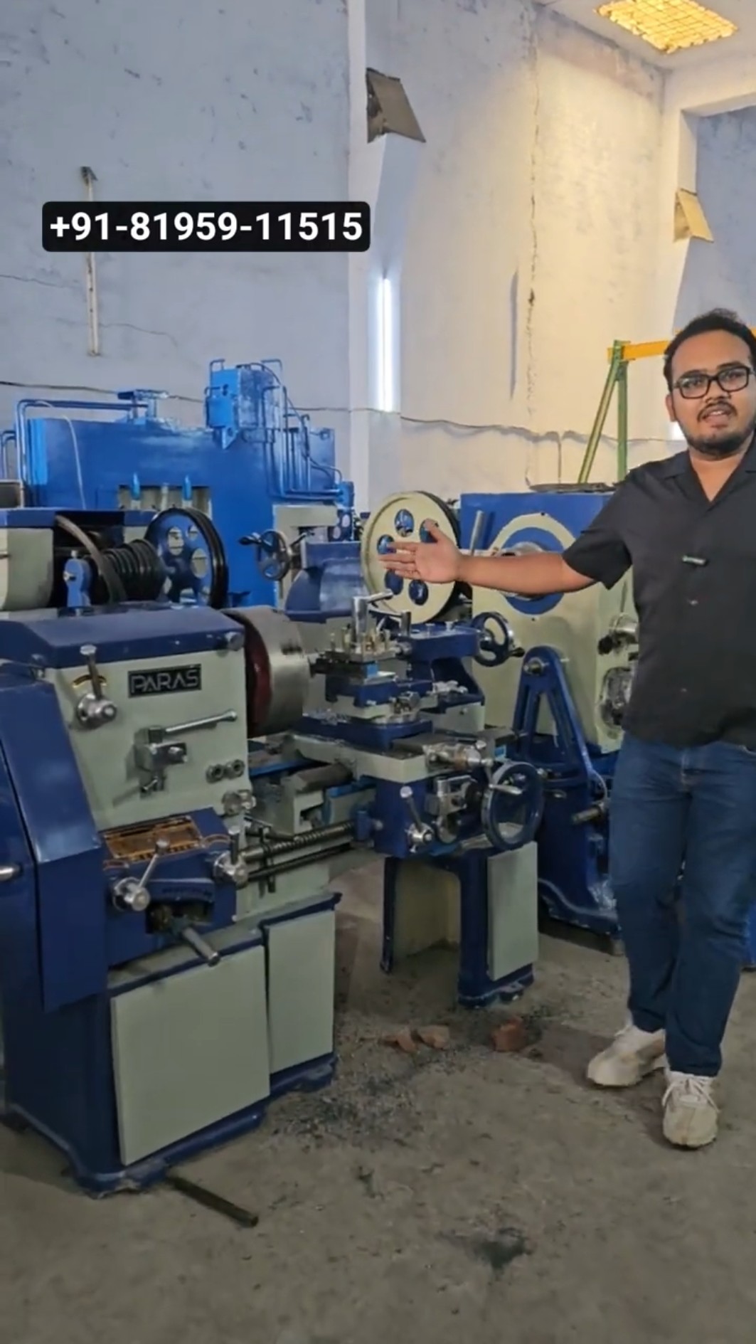 4.5 ft lathe machine